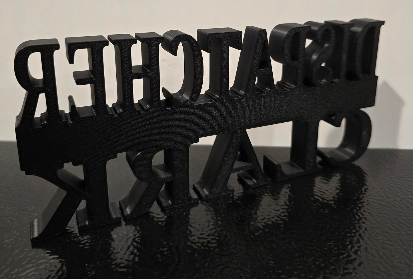 Personalized Thin Yellow Line Dispatcher Desk Name Plate - Custom Title and or Name