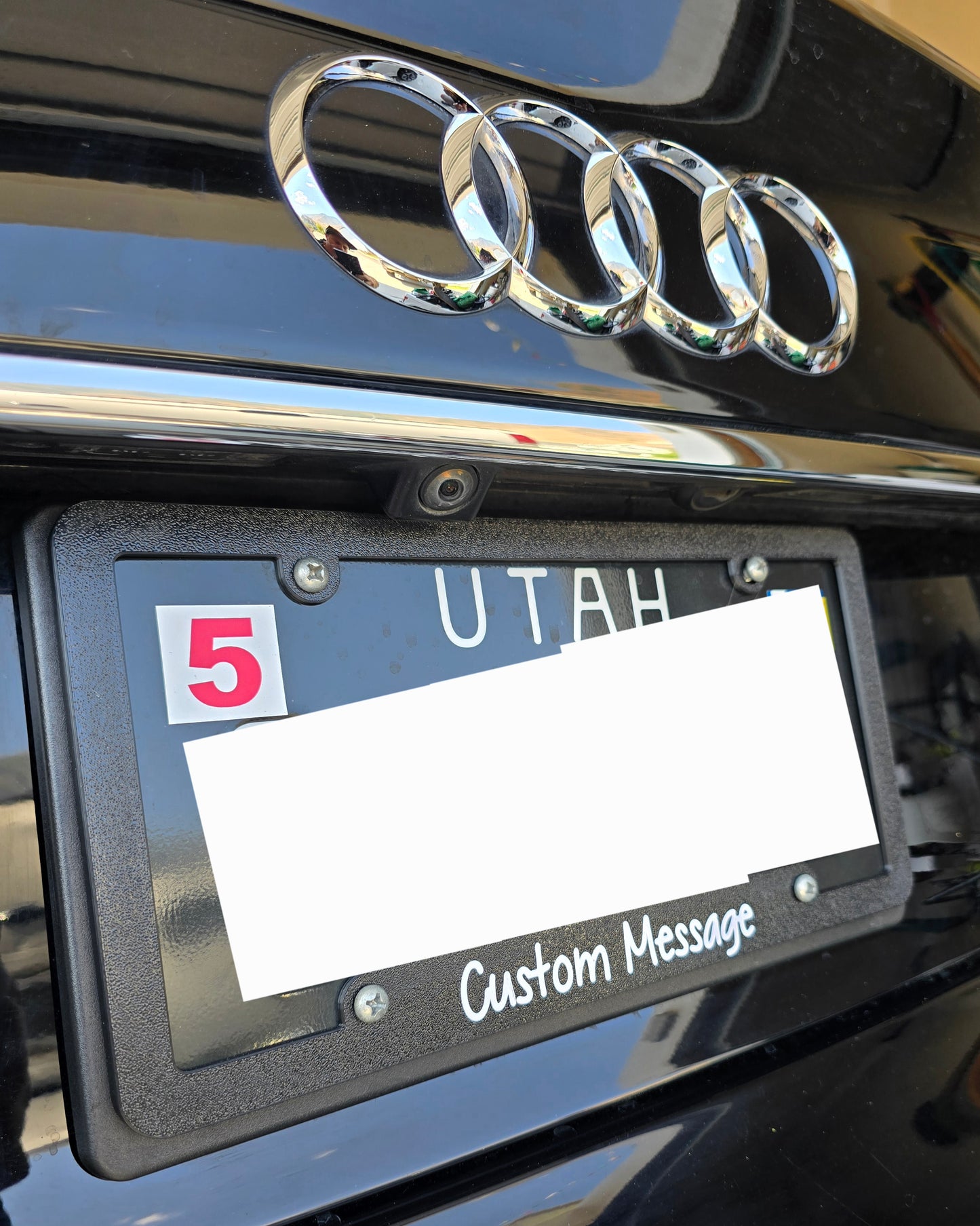 Personalized License Plate Frame for Vehicle Car Truck SUV - Custom Text