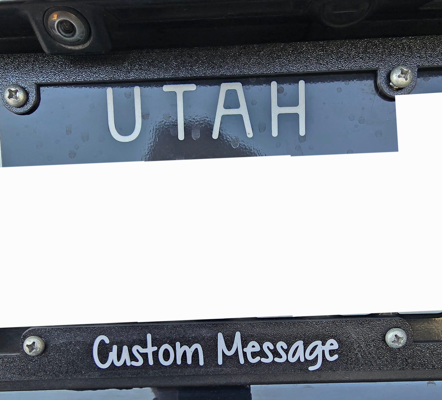 Personalized License Plate Frame for Vehicle Car Truck SUV - Custom Text