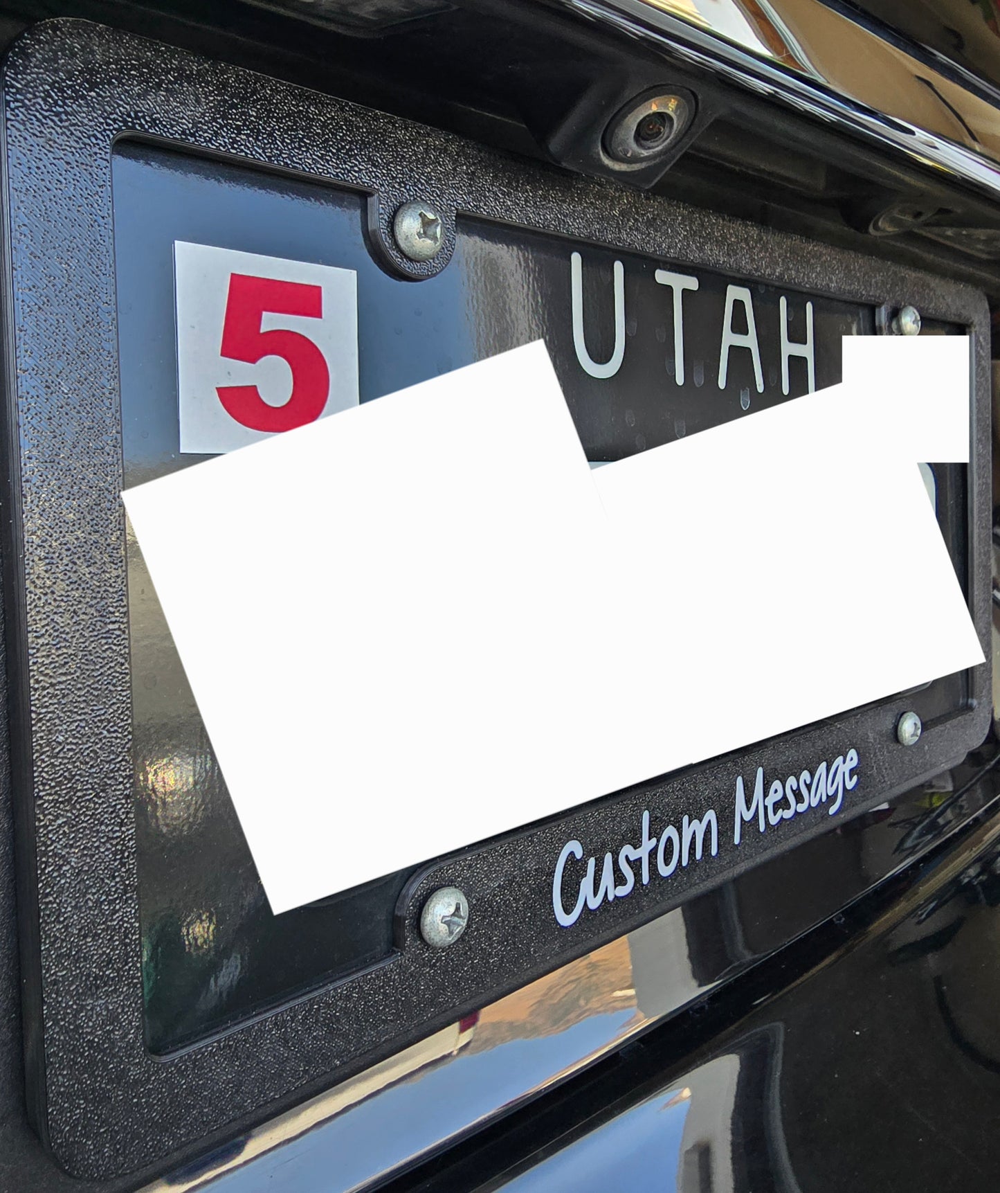 Personalized License Plate Frame for Vehicle Car Truck SUV - Custom Text