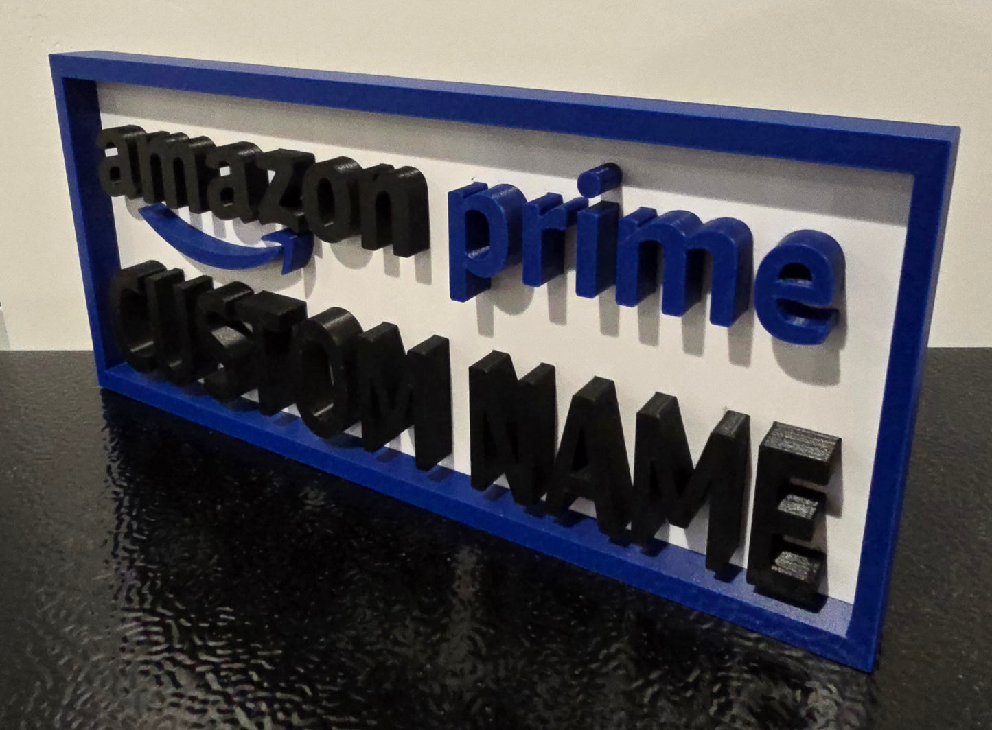Personalized Amazon Prime Name Plate - Custom Name or Text