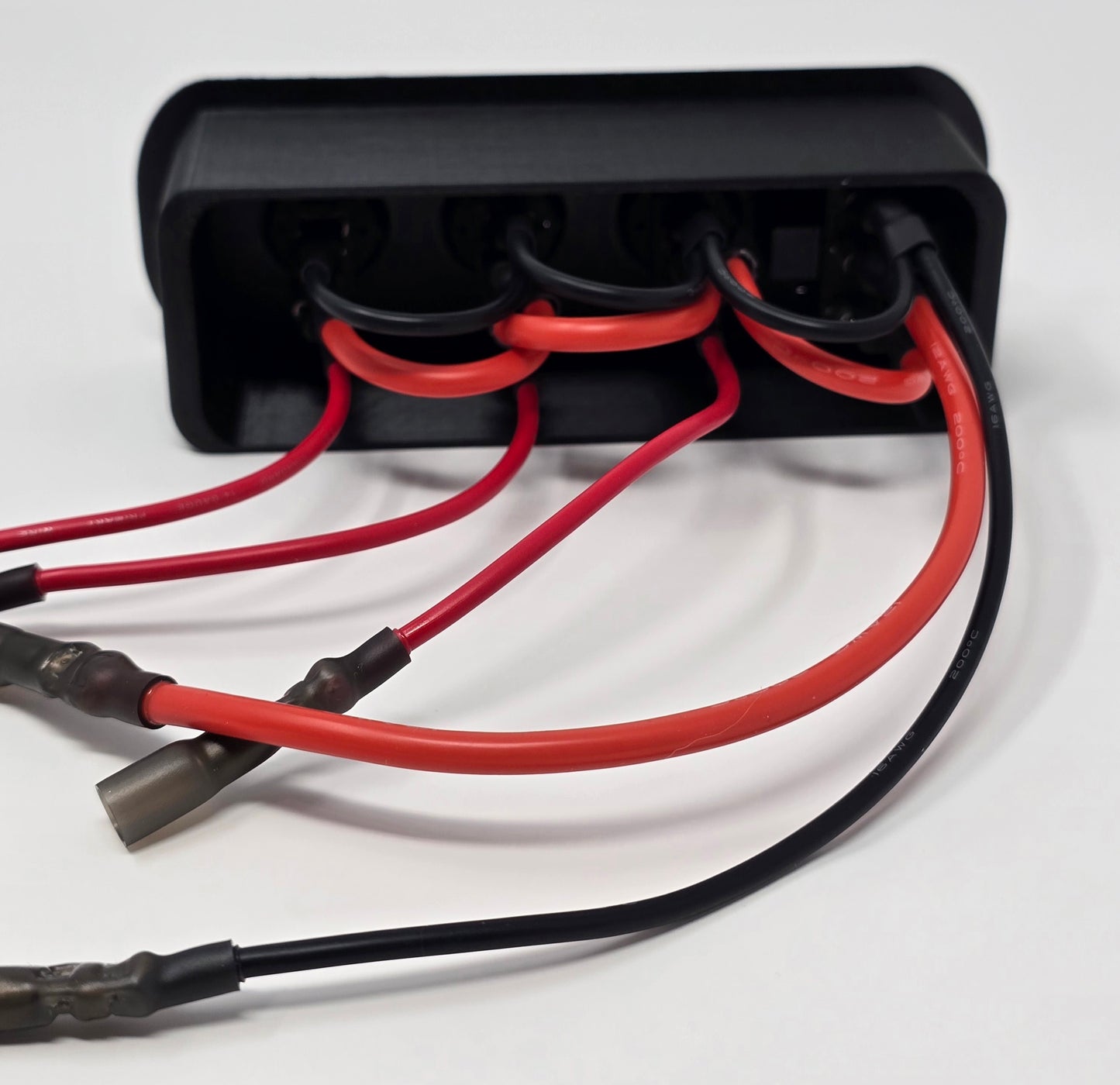 1999-2004 Ford F-250 F-350 Pre-Wired 2/3 Size Cubby Accessory 3 Switch Panel