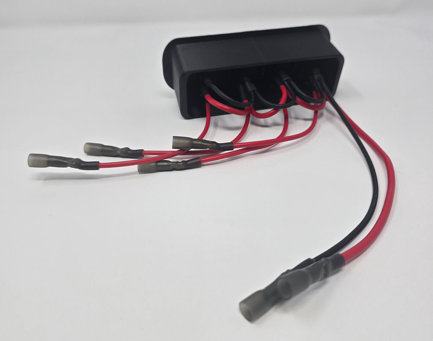 1999-2004 Ford F-250 F-350 Pre-Wired 2/3 Size Cubby Accessory 4 Switch Panel