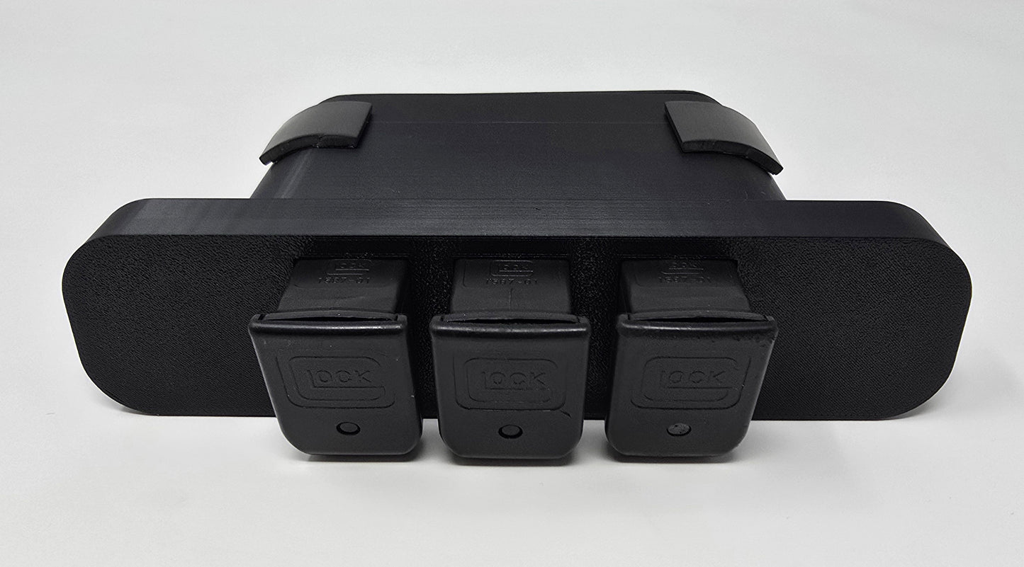 Ford F-250 F-350 Excursion Glock Magazine Holder – Full Size Cubby Insert (1999-2004)