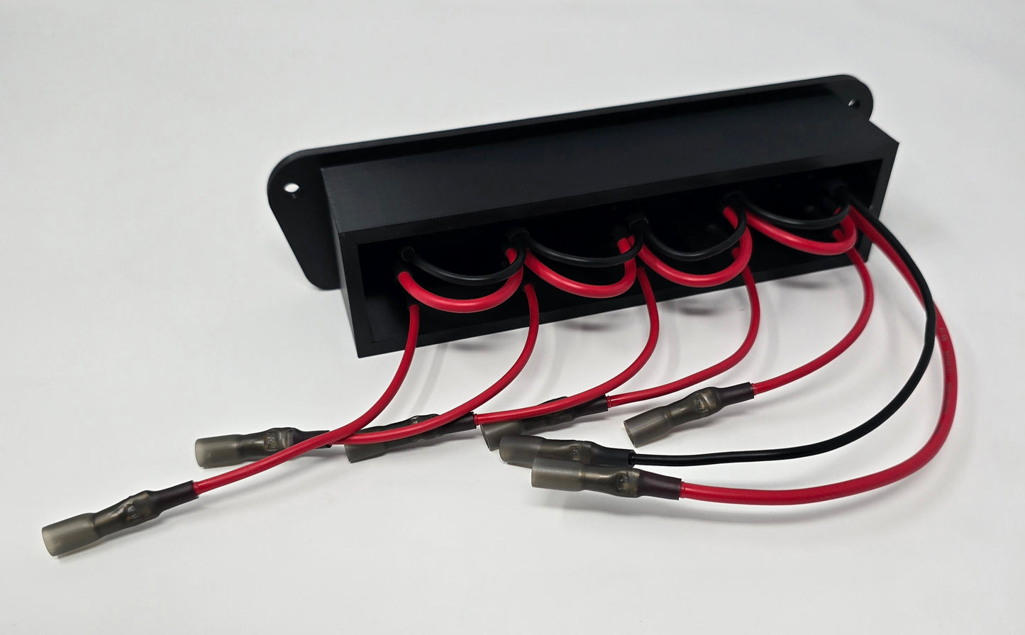 1999-2004 Ford F-250 F-350 F-450 F-550 / 2000-2005 Ford Excursion Pre-Wired Accessory 5 Switch Panel - Dash Cup Holder Replacement