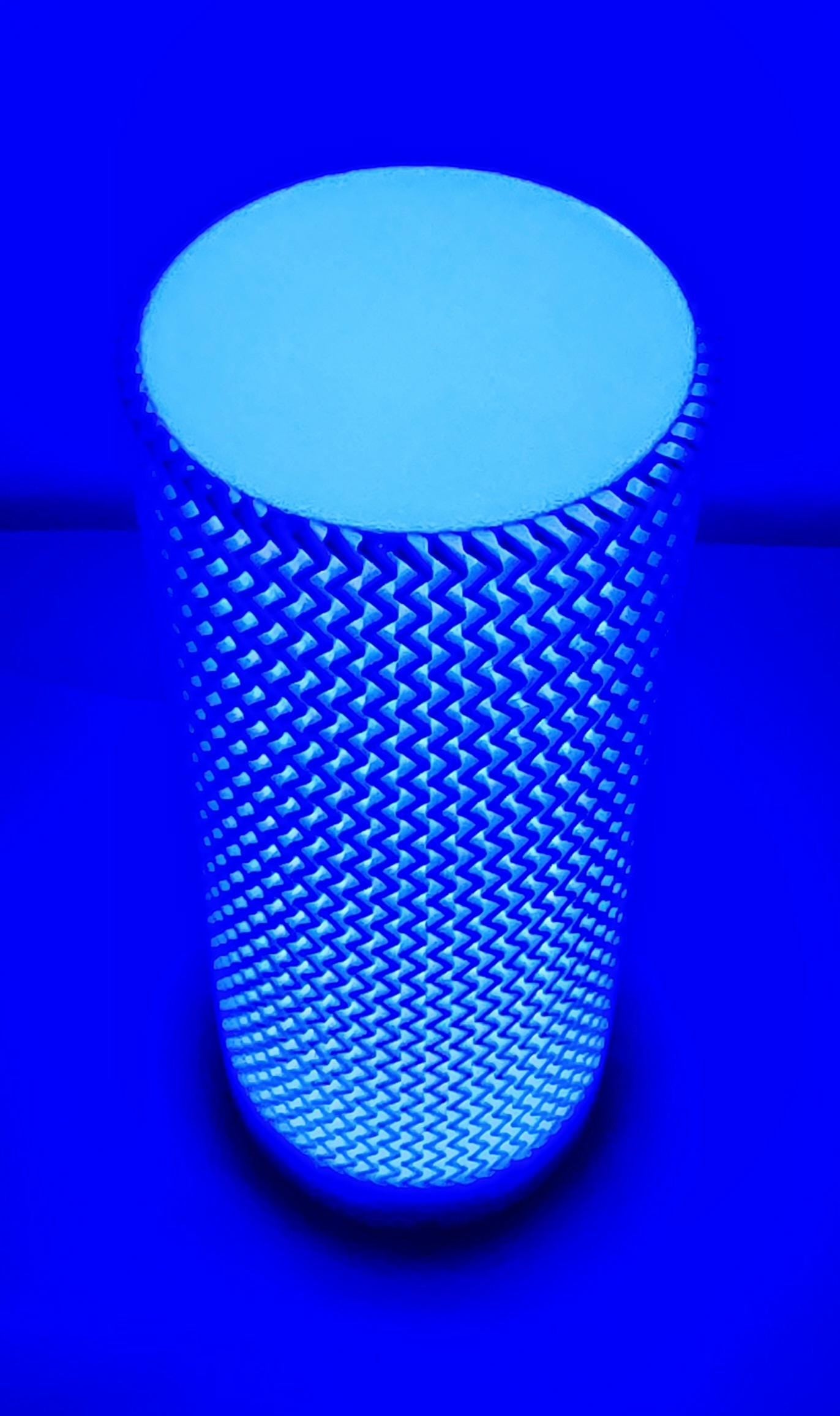 USB Powered - ZIGZAG Bambu LED Desk Lamp Light - Remote Allows 16 Colors and Various Modes