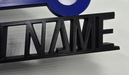 Personalized USPS United States Postal Service Desk Name Plate - Custom Name in USPS Font