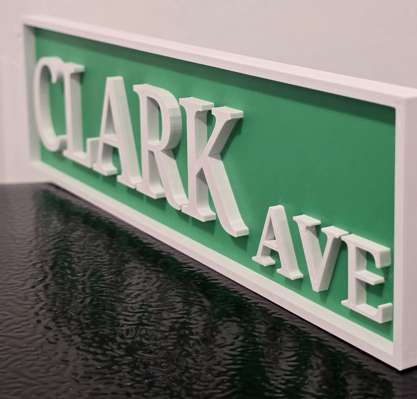 Personalized 3D Street Sign - Wall Art - Wall Sign - Avenue / Road / Street FORMATS